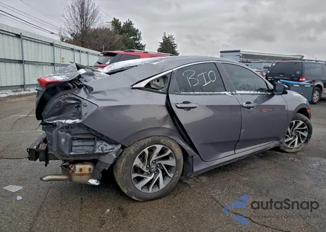 2016 Honda Civic Ex из США, поврежденный, VIN 19XFC2F77GE036349